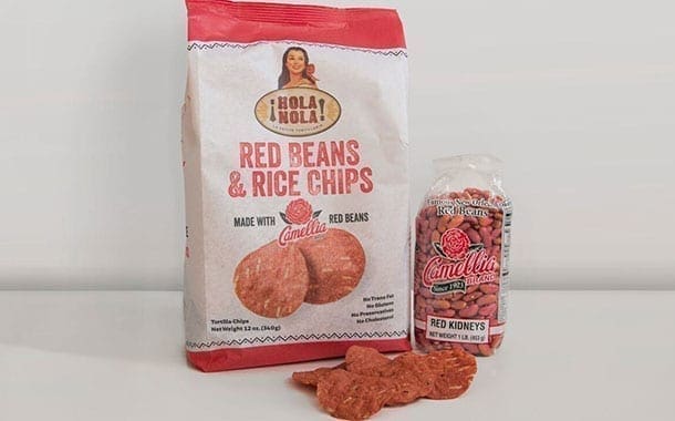 Hola Nola expands Mexican food portfolio with new red bean and rice tortilla chips