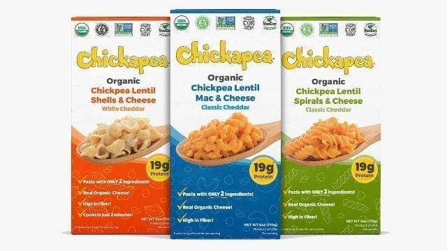 Chickapea unveils new vegetarian pulse-based mac and cheese