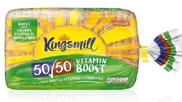 Allied Bakeries releases a new loaf of bread with vitamin fortification in the 50/50 range