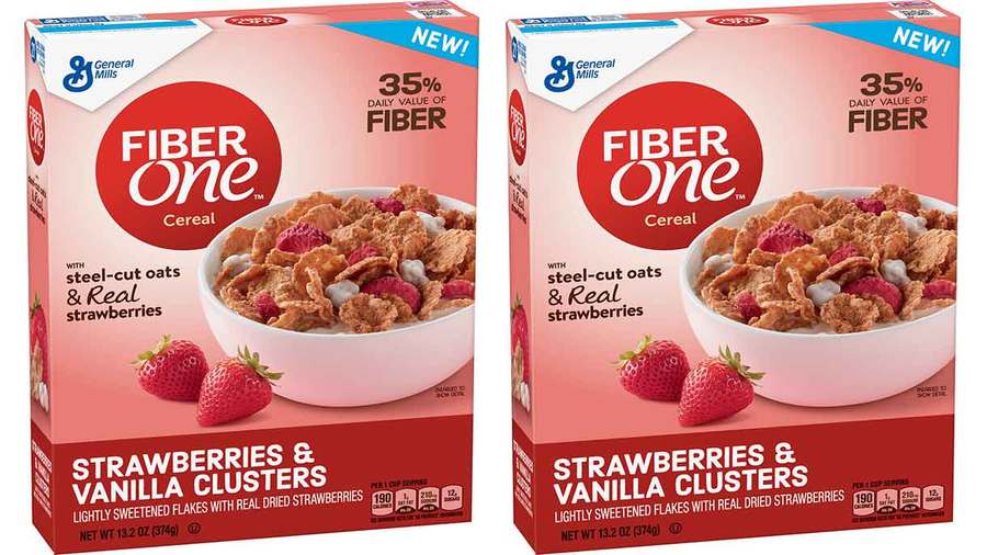 General Mills launches new Fiber One cereal made with real strawberries