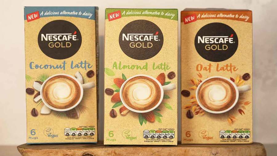 Nestlé launches new range of plant-based Nescafé Gold coffee