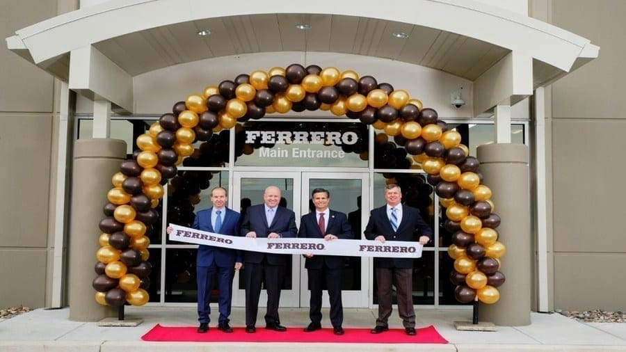 Ferrero opens new distribution centre in North America to support expansion