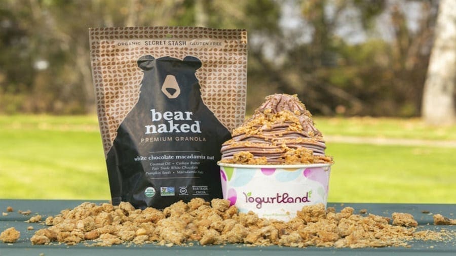 Yogurtland moves into the plant-based category, partners with Bear Naked Granola