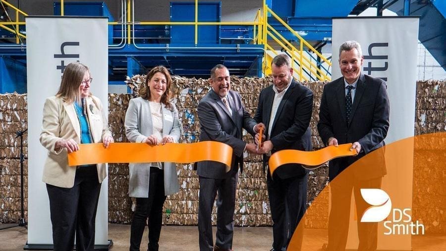 Global packaging giant DS Smith opens its first US recycling plant