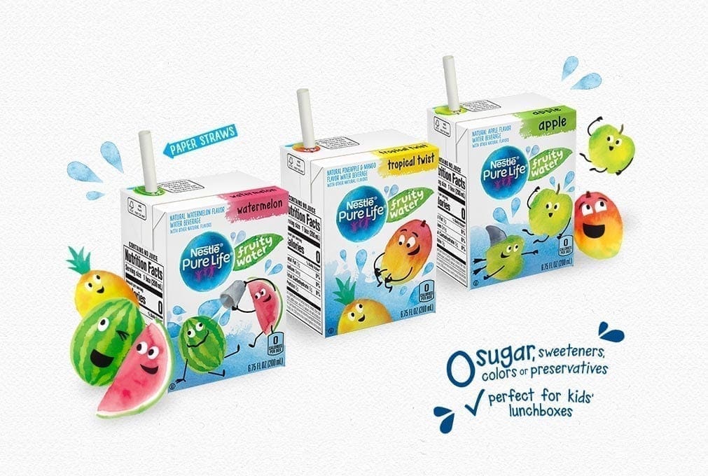 Nestlé Pure Life launches fruit flavored water collection for kids