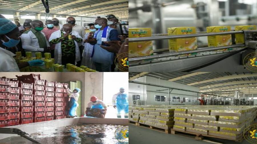 Ghanaian government commissions US$15m Ekumfi Fruits & Juice factory under 1D1F initiative