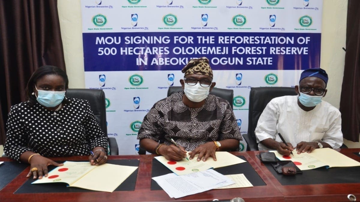 Nigerian Breweries injects US$1.3m in restoration of forest reserve in Ogun State