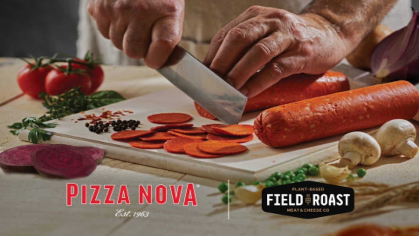 Canadian based fast food chain Pizza Nova debuts first-of-its-kind Plant-Based Pepperoni