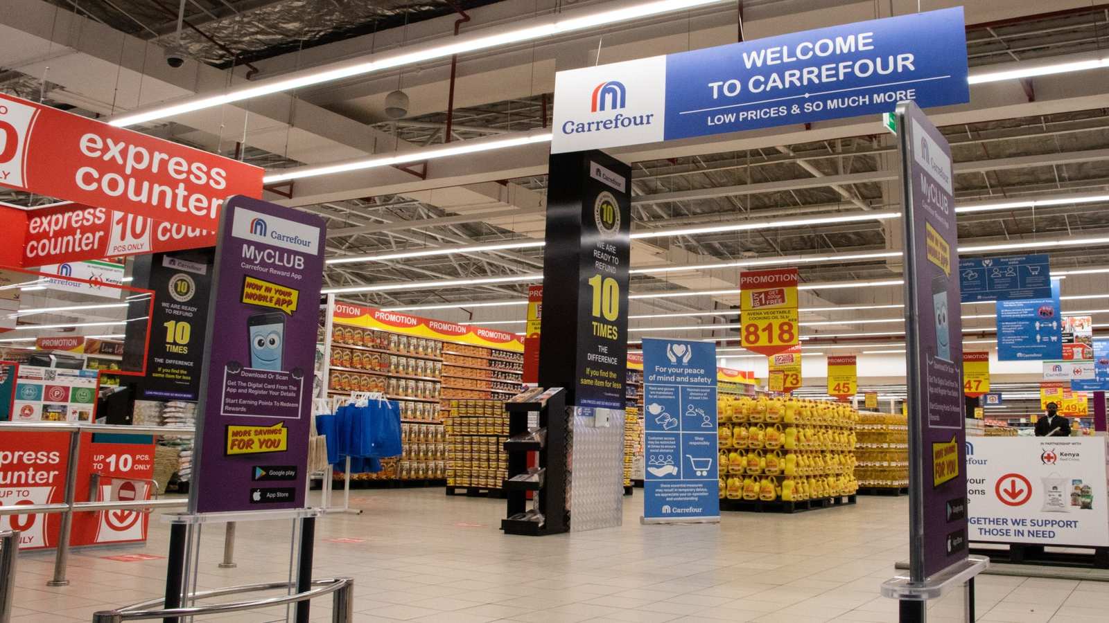 Carrefour Kenya accelerates its expansion, taking over spaces formerly occupied by struggling retailers