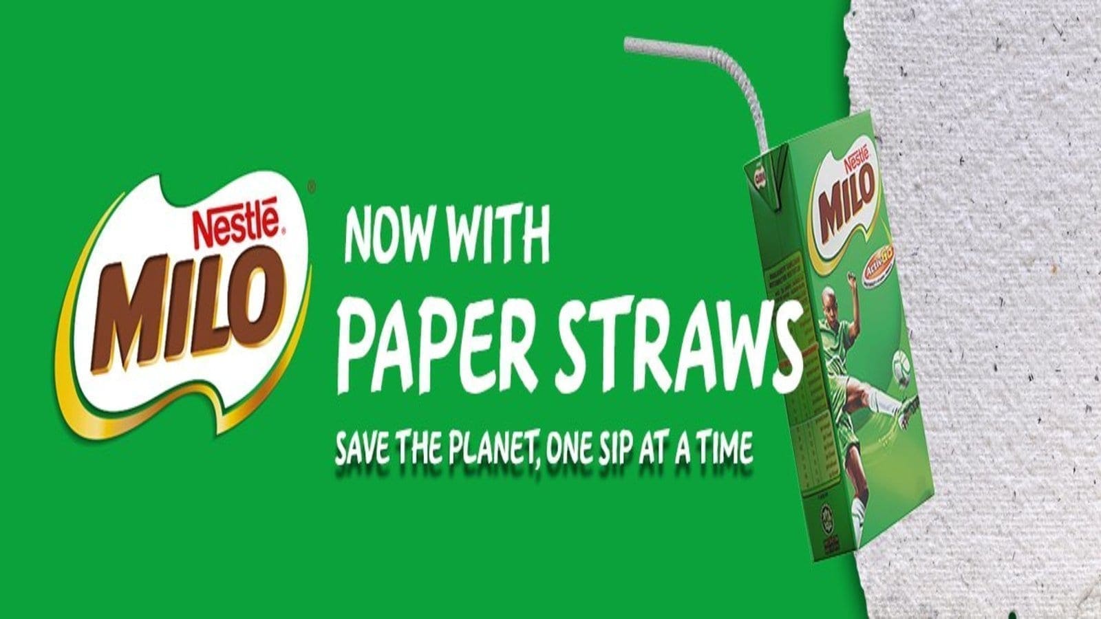 Nestle Nigeria introduces paper straws for MILO Ready-To-Drink promoting a circular economy