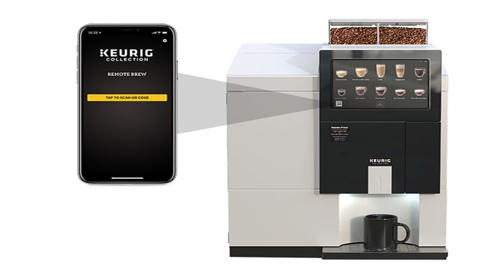 Keurig introduces touch-free coffee brewing features even as Europe implements new  regulations for vending machines