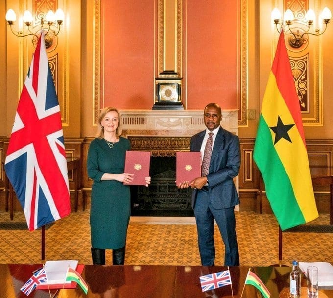 Ghana, UK ratify trade partnership agreement worth US$1.67 billion