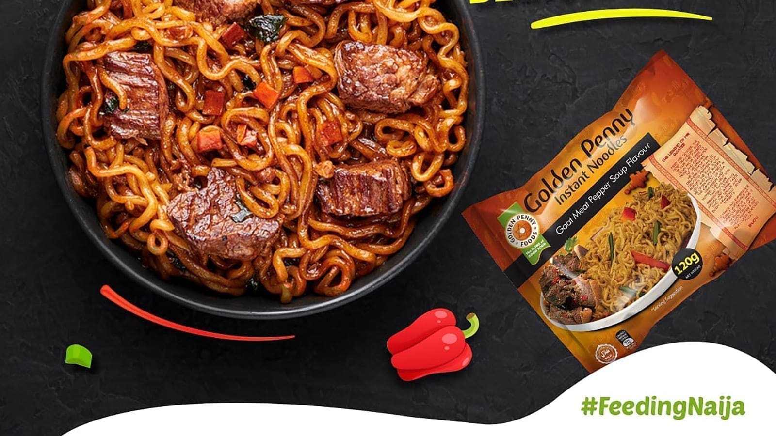 Golden Penny incorporates classic Nigerian goat meat pepper soup flavour into its new noodles