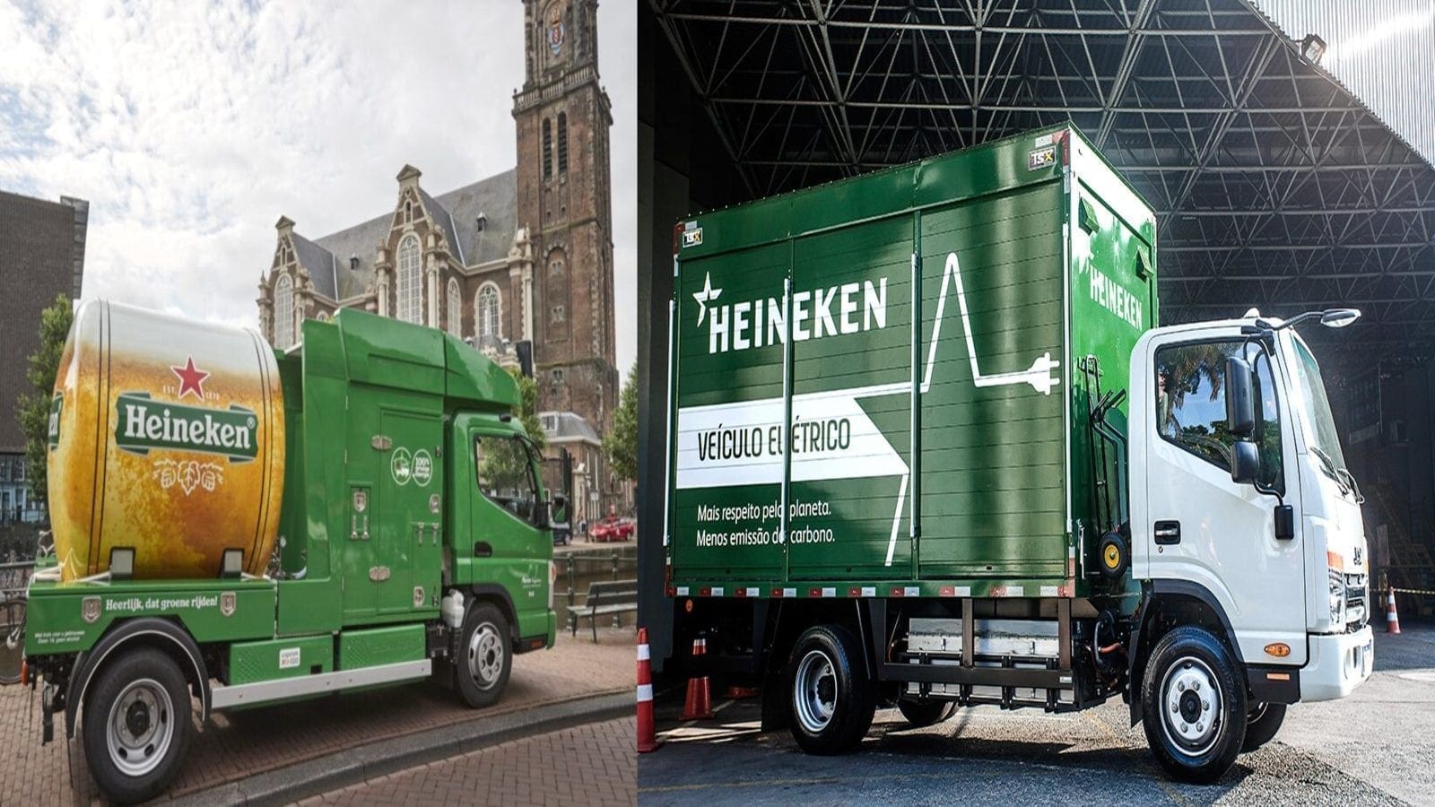 Heineken launches electric trucks in Netherlands, Brazil in race to rid cities of diesel fumes