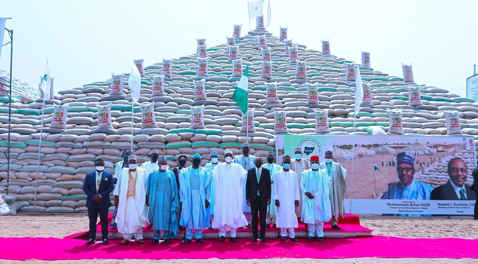 Nigeria unveils world’s largest rice pyramids, Kenya outlines strategy to boost local rice production