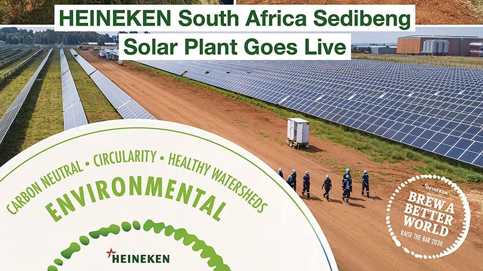 Heineken solarizes South African brewery with 6.5MW solar plant