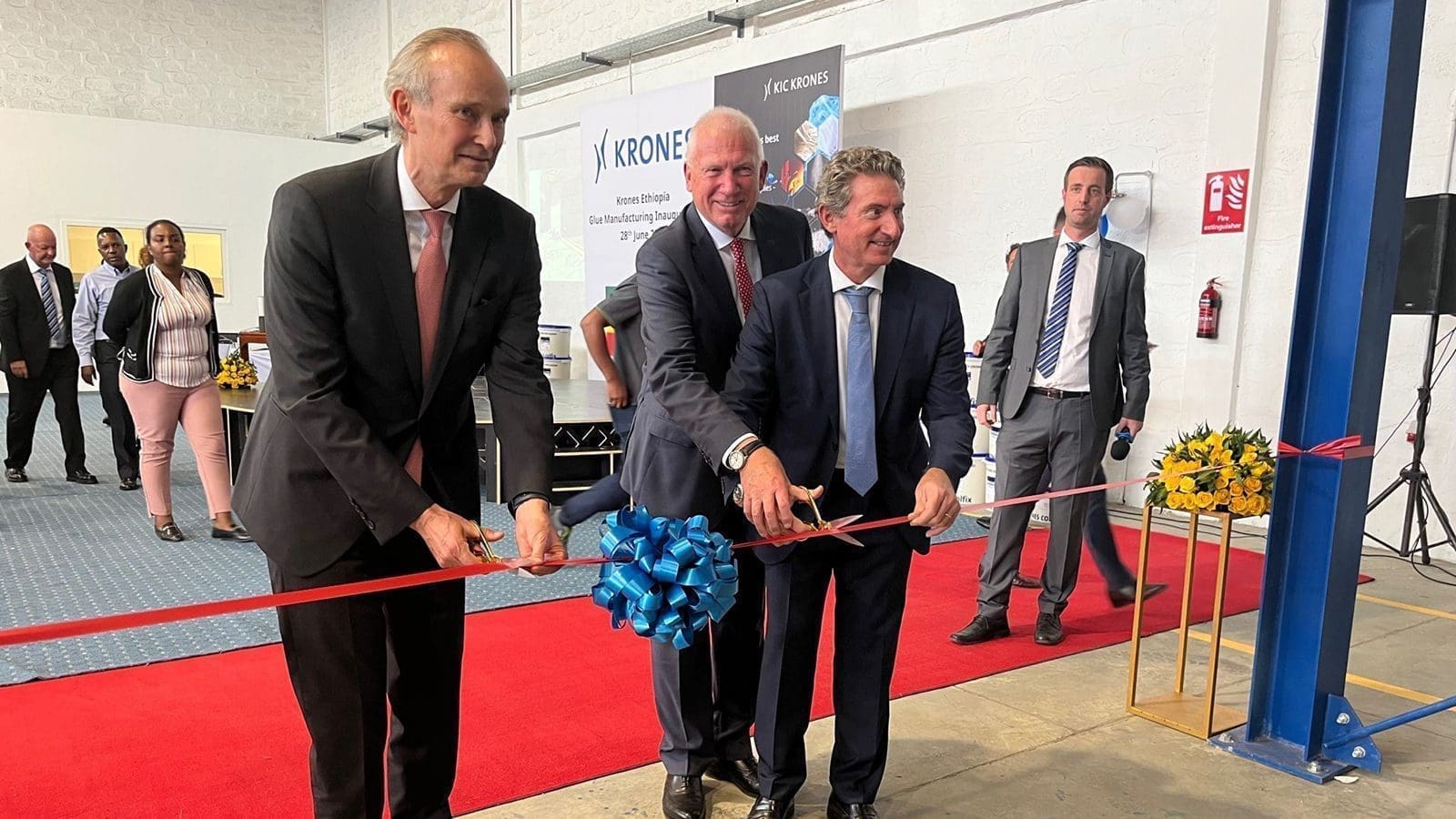 Packaging equipment supplier Krones opens cold glue manufacturing facility in Ethiopia