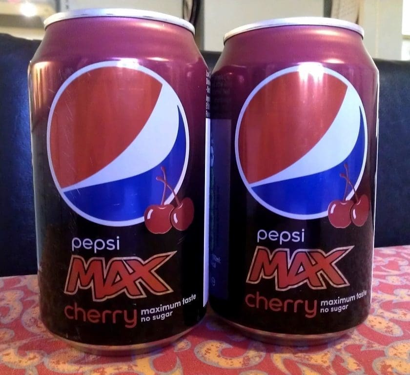 SodaStream Pepsi MAX Cherry Sparkling Drink Mix, 440ml