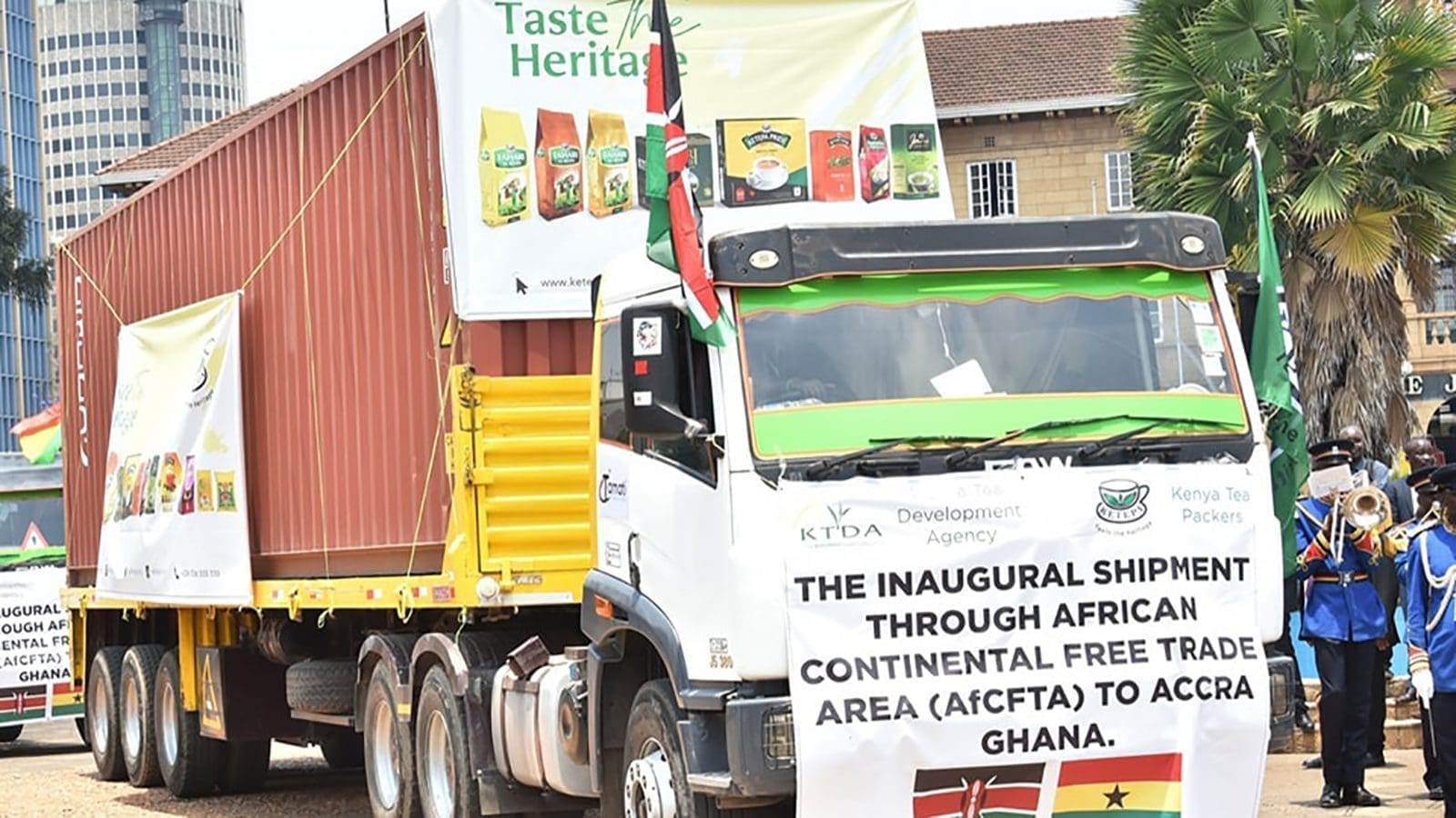 Kenya marks inaugural shipment of value-added tea to Ghana under African Continental Free Trade Area