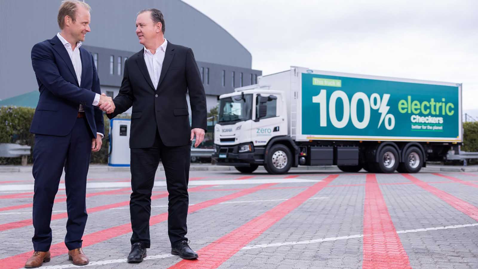 Shoprite adds glow-in-the-dark heavy-duty electric truck to its fleet