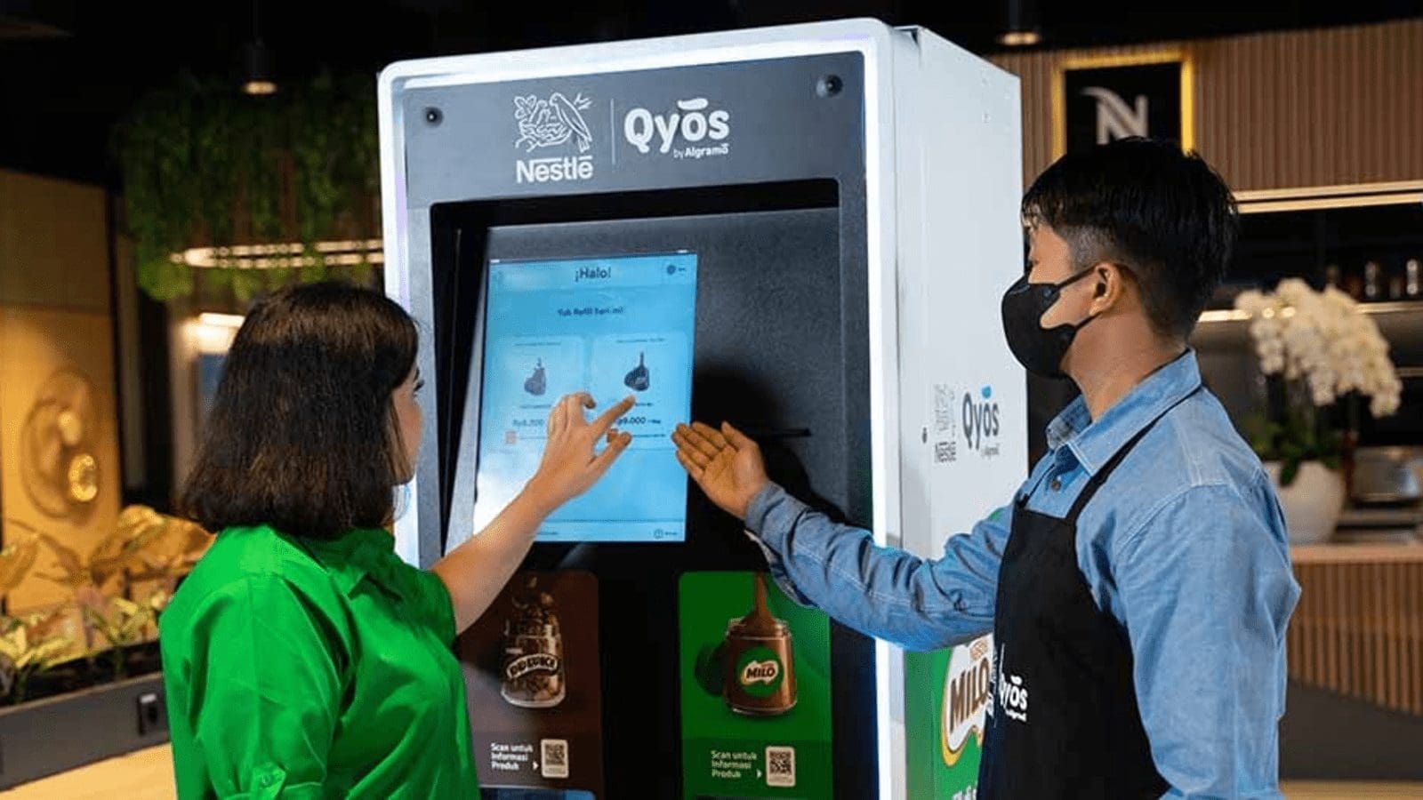 Nestlé pilots refillable vending machine for Milo and Koko Krunch to explore disposable packaging elimination