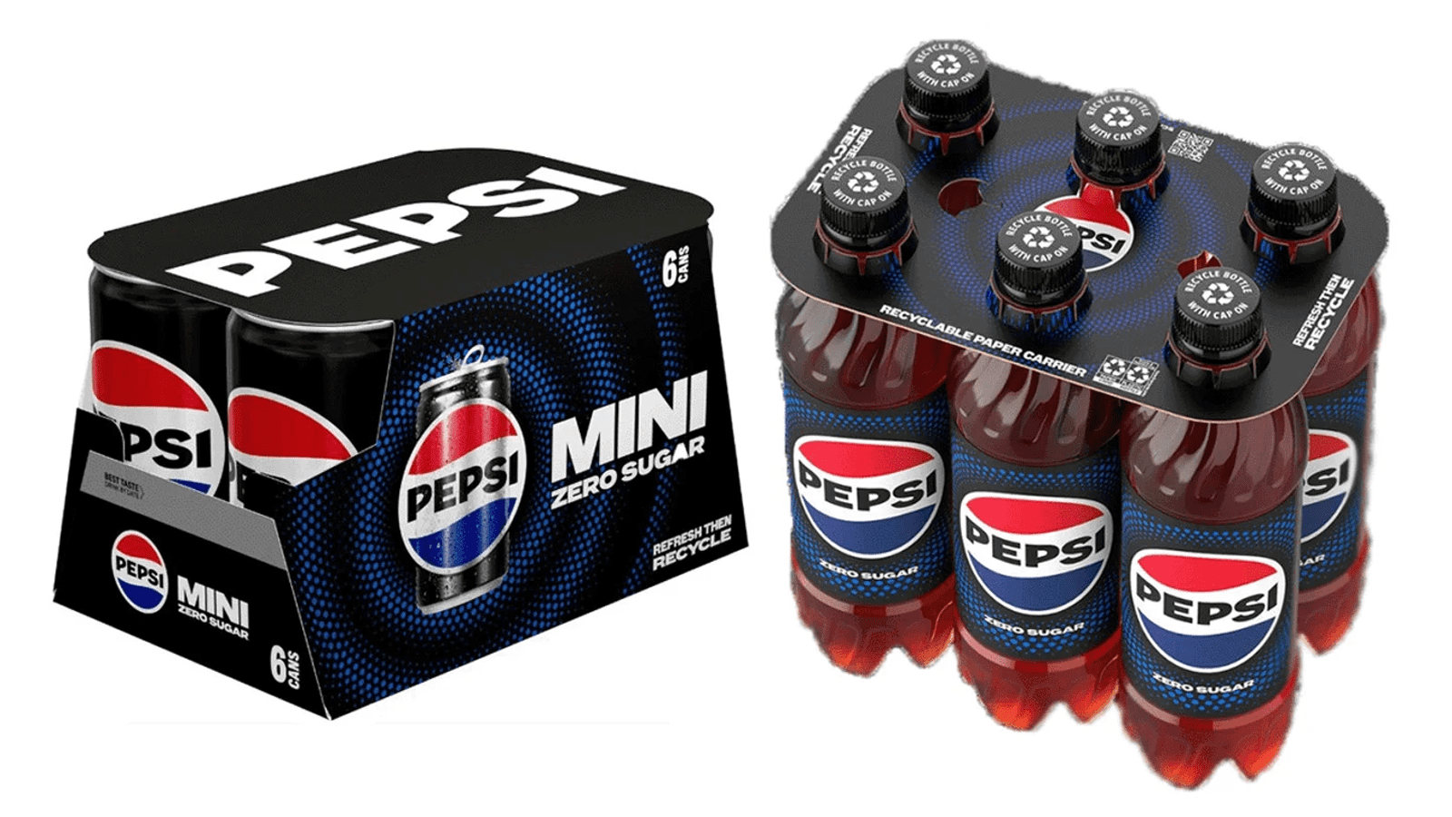 PepsiCo replaces plastic rings from beverage multipacks with paper-based designs
