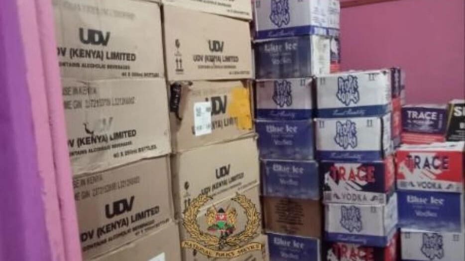 Counterfeit liquor, fake KRA stickers seized in Kiambu