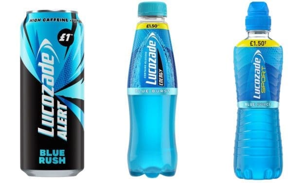 Lucozade unveils ‘Blucozade’, a set of three new drinks  