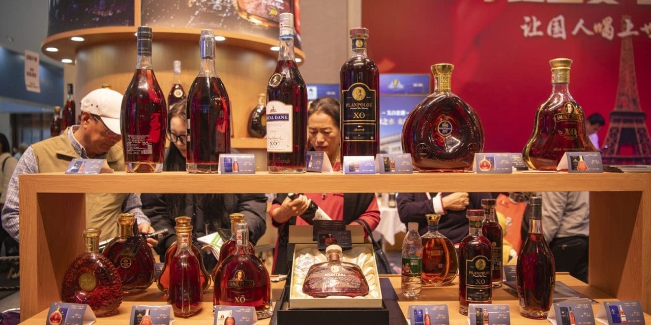 China intensifies trade war with EU, targets European brandy imports